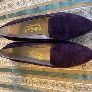 plum loafers